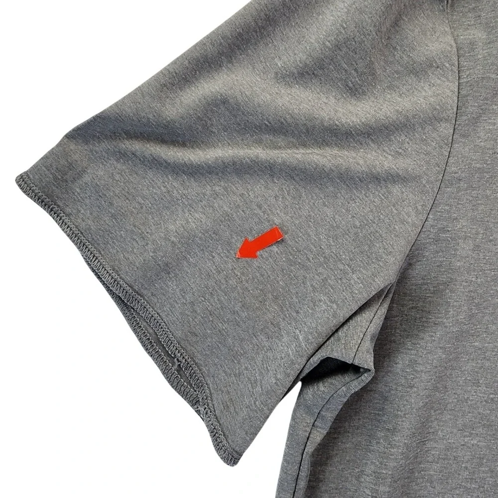 Polo Ralph Lauren Mens Large Grey Polo Shirt Short Sleeve‎ Classic Preppy Casual